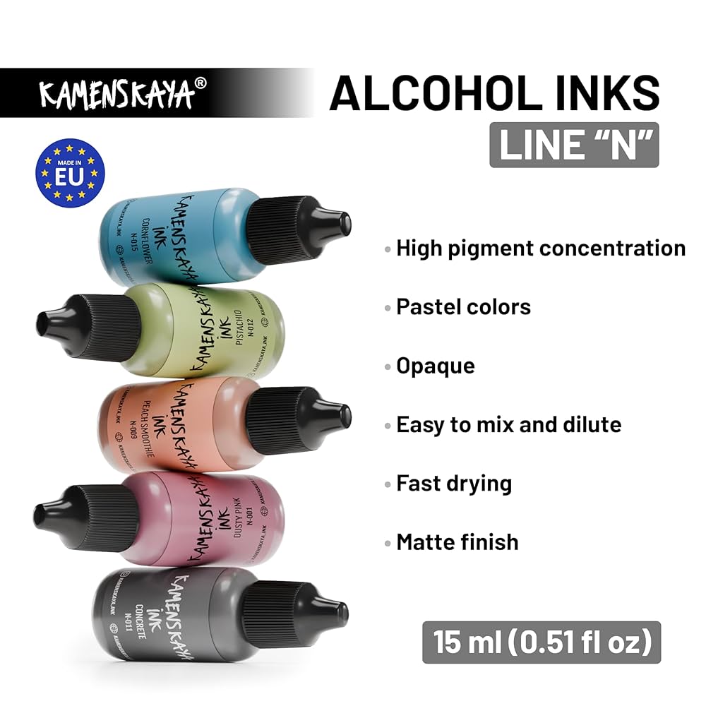 kamenskaya nude 9色とllic 4色　インクセット kamenskaya nude 9色とMetallic 4色 インクセット